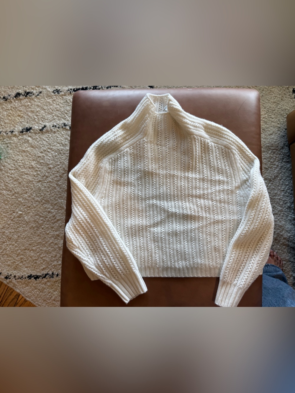 Madewell Cropped Sweater NWT